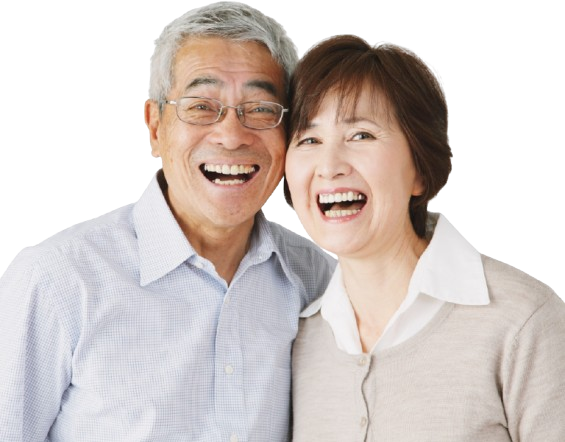 Laughing senior couple in Jacksonville enjoying retirement with reliable insurance protection
